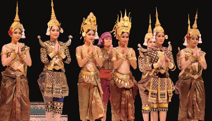 Cambodian girls performing during an event. —Royal Embassy of Cambodia UK/File