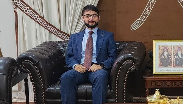 Consul General of the Republic of Turkiye in Karachi Ergul Kadak. —Facebook@sami.abdullah.98/File