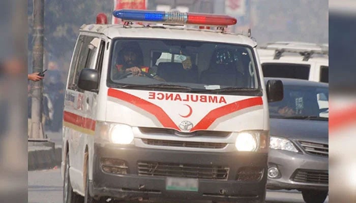 A representational image of an ambulance. — Radio Pakistan/File