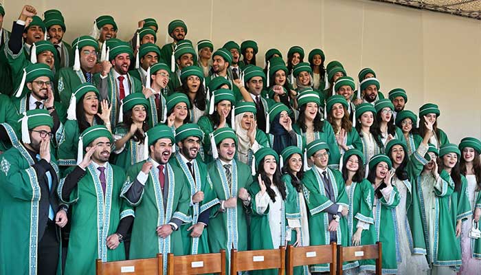 Aga Khan University awards degrees to 461 graduates from 18 academic programmes and installs Princess Zahra Aga Khan as its first pro-chancellor during 38th convocation on January 17, 2026. — Facebook/@AKUGlobal