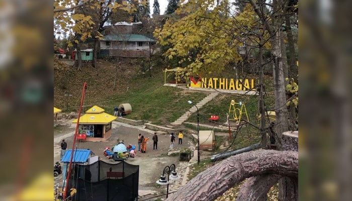 A view of resorts in  Nathiagali. — Facebook@Nathia Gali/File