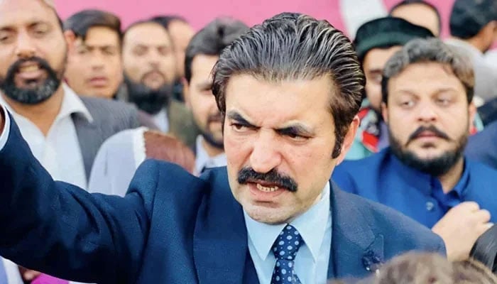 Member National Assembly Sher Afzal Marwat  in this undated photo. — Facebook@Rayaan.Khan.Marwat/File