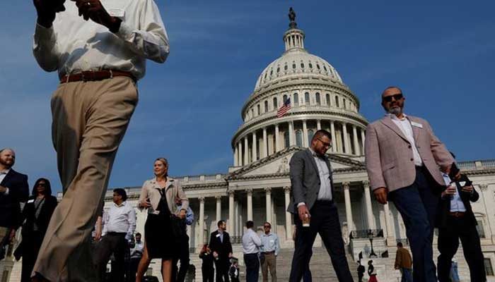 Visitors walk on the plaza at the US Capitol in the midst of ongoing negotiations seeking a deal to raise the United States debt ceiling and avoid a catastrophic default, in Washington, US May 24, 2023. — Reuters
