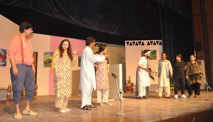 This representational image shows theatre drama. — Facebook@artscouncilrawalpindi/File