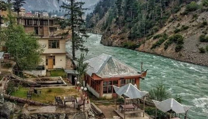 The image shows Ushu village of Kalam Valley in Swat. — Facebook@swat.pk/File