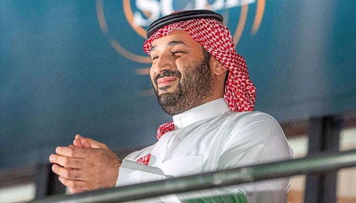 Saudi Prince Mohammed Bin Salman gestures during a sports event. — AFP/File