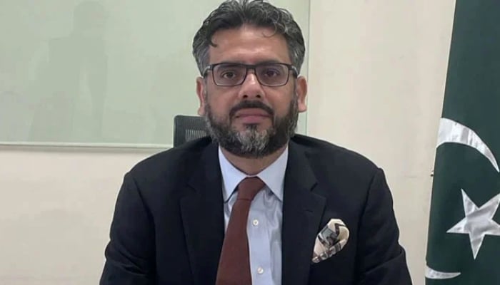 Adviser to KP Chief Minister on Finance Muzzammil Aslam seen in this image. — X/@MuzzammilAslam3/File