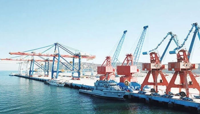 An image of Gwadar Port, Balochistan. — Gwadar Port Authority website/File