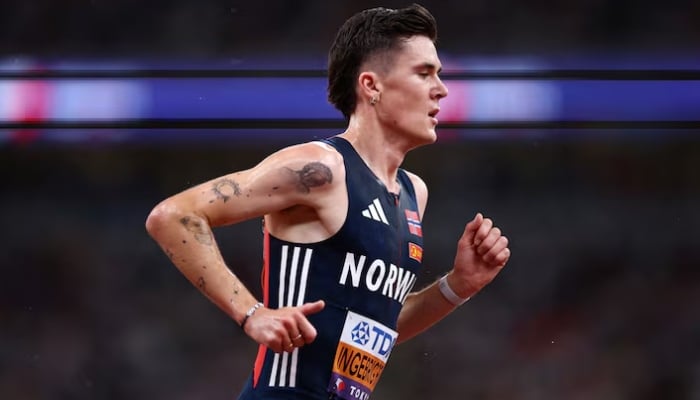 Norways Jakob Ingebrigtsen in action during the final. —Reuters/File