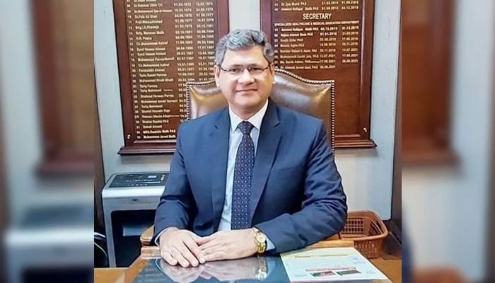 Punjab Home Secretary Dr Ahmad Javed Qazi seen in this image. — APP/File