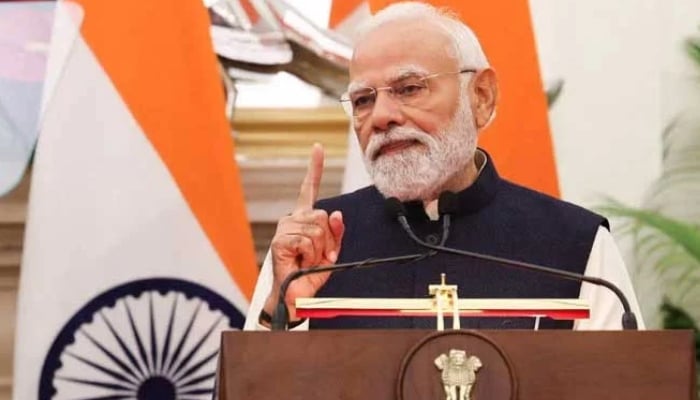 Indias Prime Minister Narendra Modi speaks during an event at Hyderabad House in New Delhi, India, December 5, 2025. — Reuters