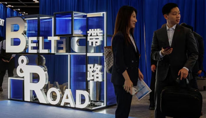 Visitors attend the Belt and Road summit in Hong Kong, China, September 14, 2023. — Reuters