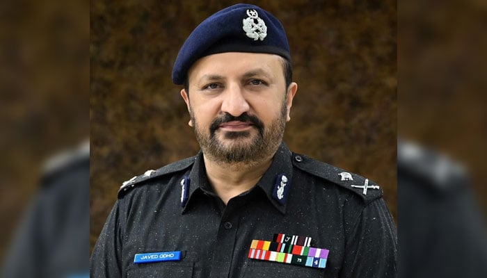 Sindh police chief Javed Alam Odho. — Facebook@sindhpolicedmc/File