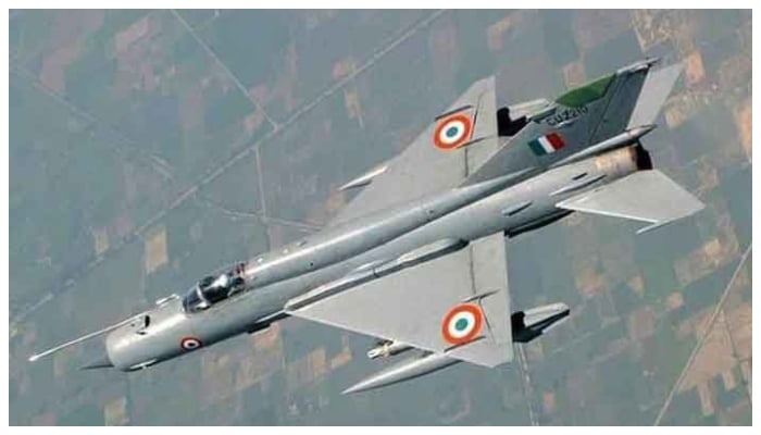 The image of a MiG-21 Bison fighter jet. —X@defenceworld11/File