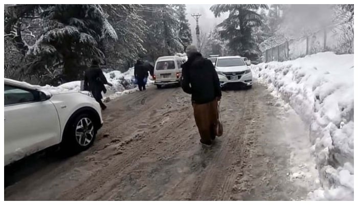 Representational image shows vehicles stuck in snowfall. — PPI/File