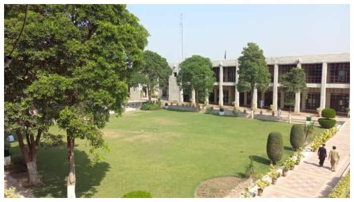 An interior view of the Agriculture University Peshawar can be seen in this picture released on October 3, 2022. Facebook/The University of Agriculture, Peshawar