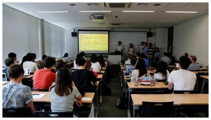 A representational image of university students attending a class. — Reuters/File