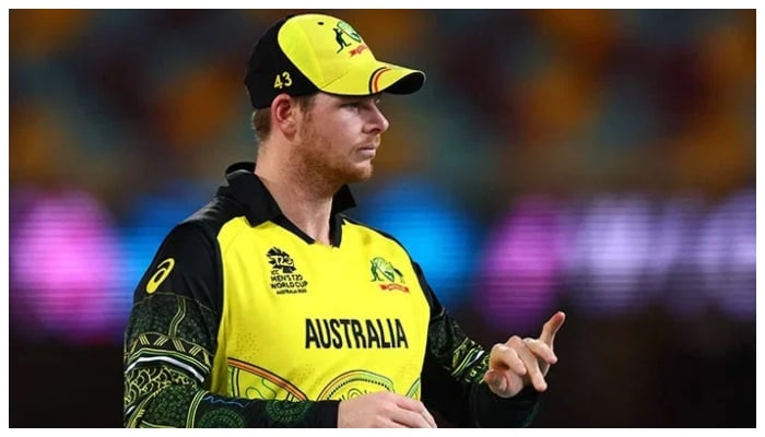 Australias Steve Smith reacts after a successful catch of Irelands Harry Tector during the ICC Mens T20 World Cup 2022 cricket match between Australia and Ireland at The Gabba on October 31, 2022, in Brisbane. — AFP