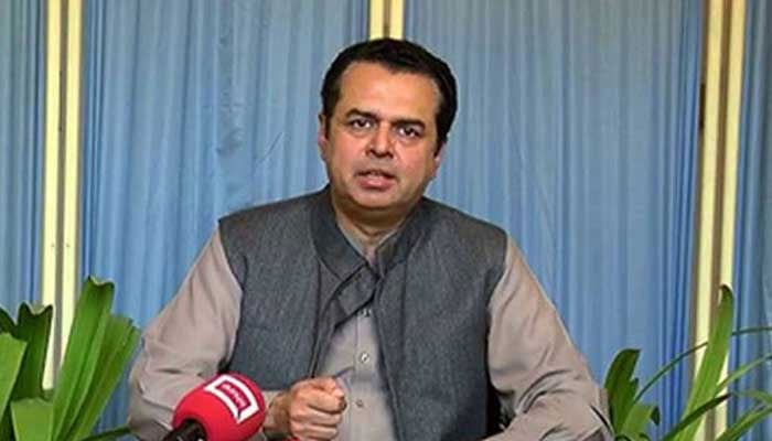 Minister of State for Interior Talal Chaudhry speaks during a press conference. — APP/File