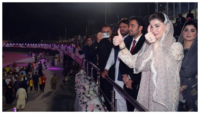 Punjab Chief Minister Maryam Nawaz inaugurates the 1st CM Punjab Pink Games on May 2, 2024. — Facebook/SportsBoardPunjab