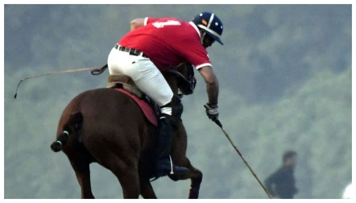 A polo game is in progress at the Lahore Polo Club. — Facebook/Lahore Polo Club/File