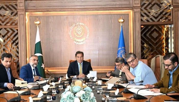 Chairman CDA and Chief Commissioner of Islamabad, Muhammad Ali Randhawa, presides over  the first Board meeting of 2026 at CDA headquarters on February 12, 2026. — Facebook@cda.isb.pk