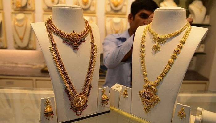 A representational image of gold jewellery. — AFP/File