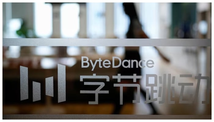 The ByteDance logo is seen at the companys office in Shanghai, China July 4, 2023.—Reuters