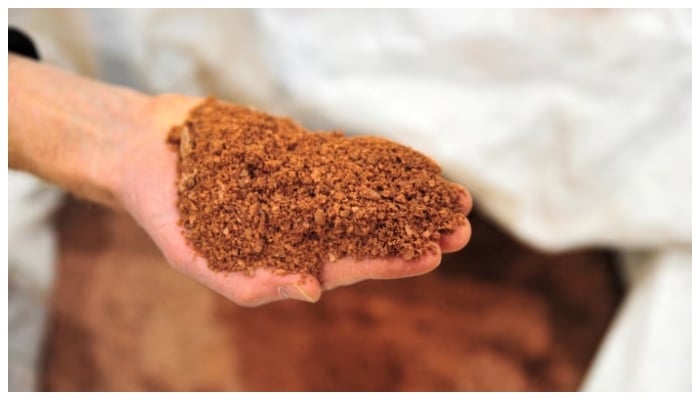 Raw Rare Earth ore waiting to be processed at Vital Metals in Saskatoon, Saskatchewan, Canada, on January 16, 2023. — Reuters