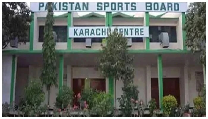 The Pakistan Sports Board Karachi Centre building. — APP/File