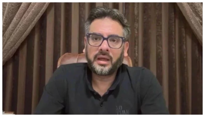 Advisor to the Chief Minister for Finance and Inter-Provincial Coordination Muzammil Aslam speaks in a video message. — Screengrab via YouTube@MuzzammilsDeskTCA/File