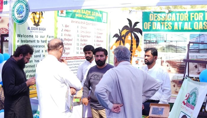 People visit stalls at the 2nd Sukkur Trade Exhibition & Seminars, organised by the Trade Development Authority of Pakistan (TDAP) , on February 15, 2026. — Facebook@tdapofficial