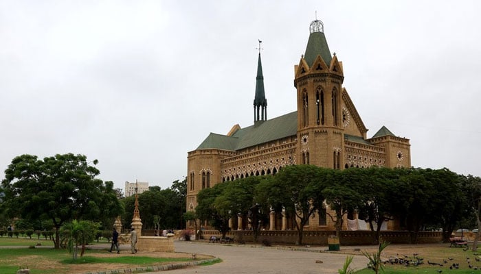 A view of the Frere Hall building, used as a town hall during the days of the British Raj, now hosts an art gallery and library. — Reuters/File