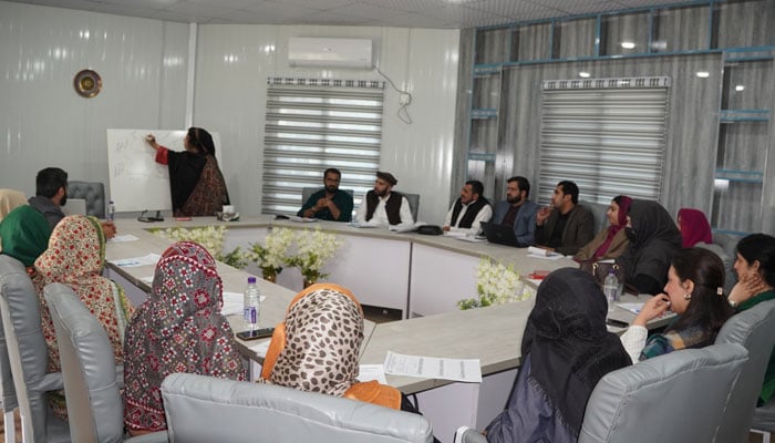 An image from the 156th training activity under the Khyber Pakhtunkhwa Education Foundation (KPEF) on February 18, 2026. — Facebook@kpefofficial