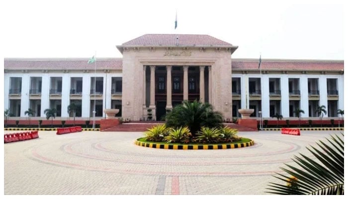 The Punjab Assembly building. — Facebook@ProvincialAssemblyofPunjab/File