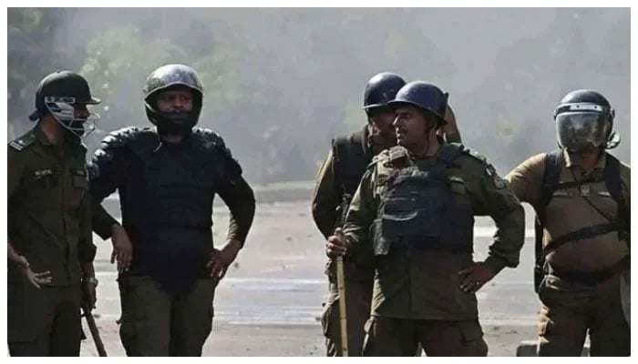 The representational image shows the Punjab Police personnel standing guard in Lahore. — APP/File