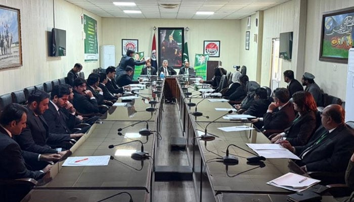 The image shows a glimpse from the specialised training workshop for prosecutors. — APP/File