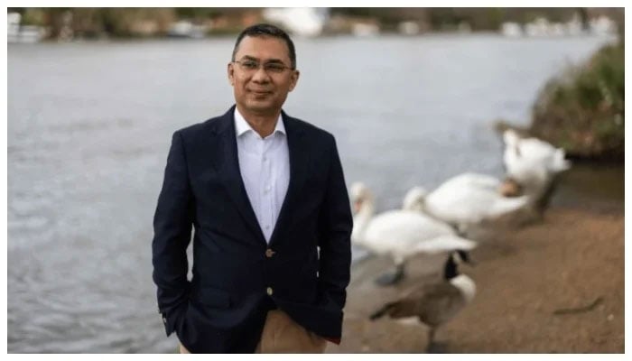 Bangladesh’s new Prime Minister Tarique Rahman, poses for a portrait in a park in south-west London on Dec 30, 2023. — AFP