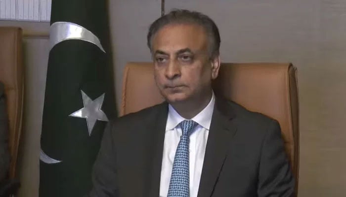 In this still, Chief Secretary Zahid Akhtar Zaman chairs a meeting on April 19, 2024. — Facebook/Chief Secretary Punjab