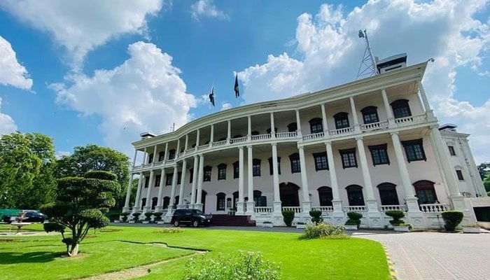 Punjab Chief Ministers House in Lahore. — X@@KousarMKB/File