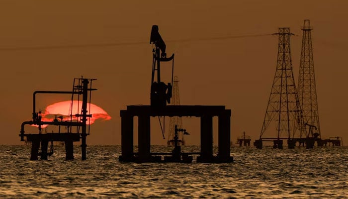 The representational image shows oil platforms and pumpjacks at Lake Maracaibo, in Cabimas, Venezuela, January 26, 2026. — Reuters