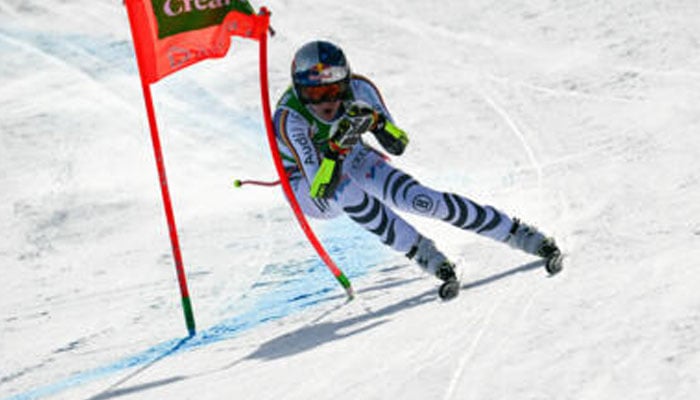 German youngster Emma Aicher in action. —AFP/File
