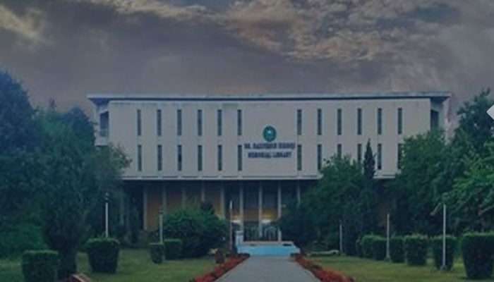 The Quaid-i-Azam University (QAU) building in Islamabad. — qau.edu.pk/File