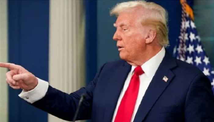 President Donald Trump takes questions as he speaks to reporters at the White House in Washington, US, January 30, 2025. — Reuters