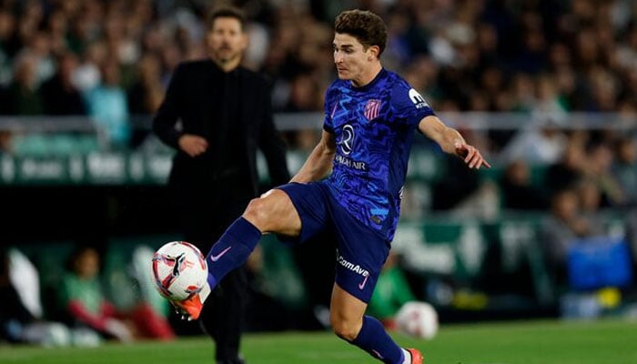 Atletico Madrids Julian Alvarez in action. —Reuters/File