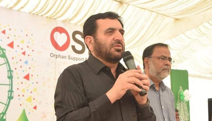 GCT Chief Executive Officer Zahid Saeed addresses an event. — Facebook@ZahidSaeedIsmail/File