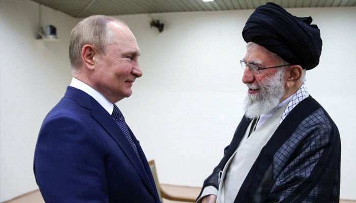 Iranian Supreme Leader Ayatollah Ali Khamenei received Russias President Vladimir Putin in Tehran in July 2022. —AFP/File