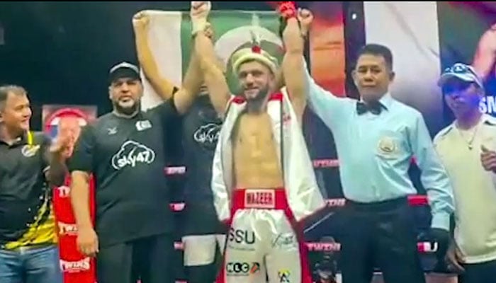 Pakistan’s unbeaten boxing sensation, Usman Wazeer. —Radio Pakistan/File