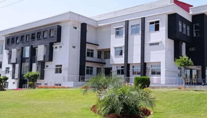 Al-Shifa Trust building can be seen in this image. — alshifaeye website/File