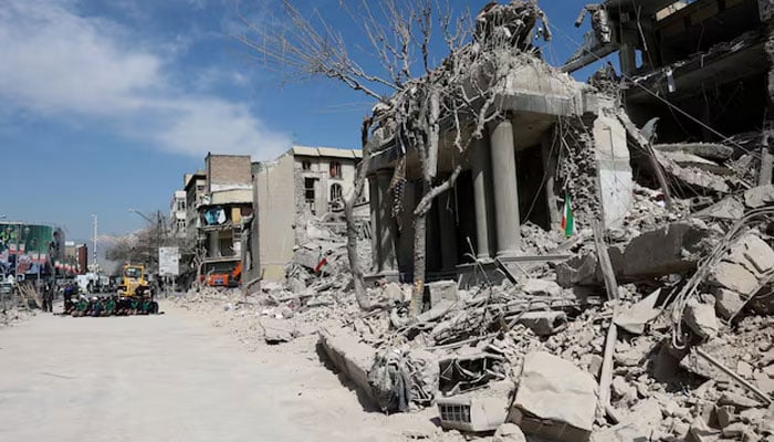 A view of the aftermath of a strike on a police station, amid the U.S.-Israeli conflict with Iran, in Tehran, Iran, March 4, 2026.—Reuters